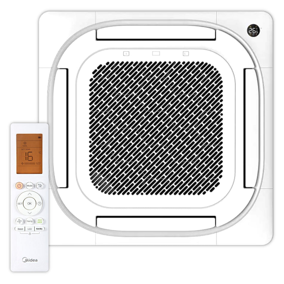 Midea Klimaanlagen Blende T-MBQ4-04AWD für Deckenkassette MCD2-HRFNX | Klimaworld.com