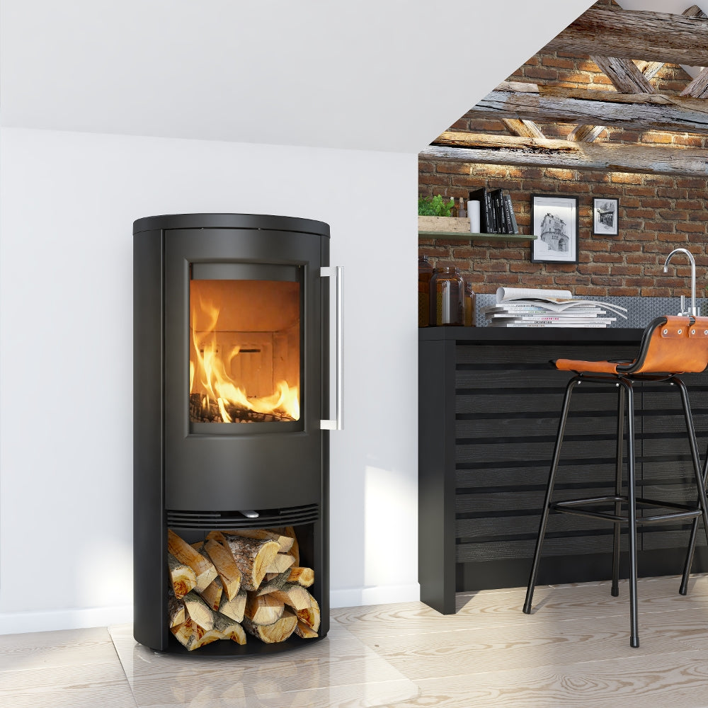 TermaTech | Kaminofen | TT21R | 5 kW | Stahl | schwarz