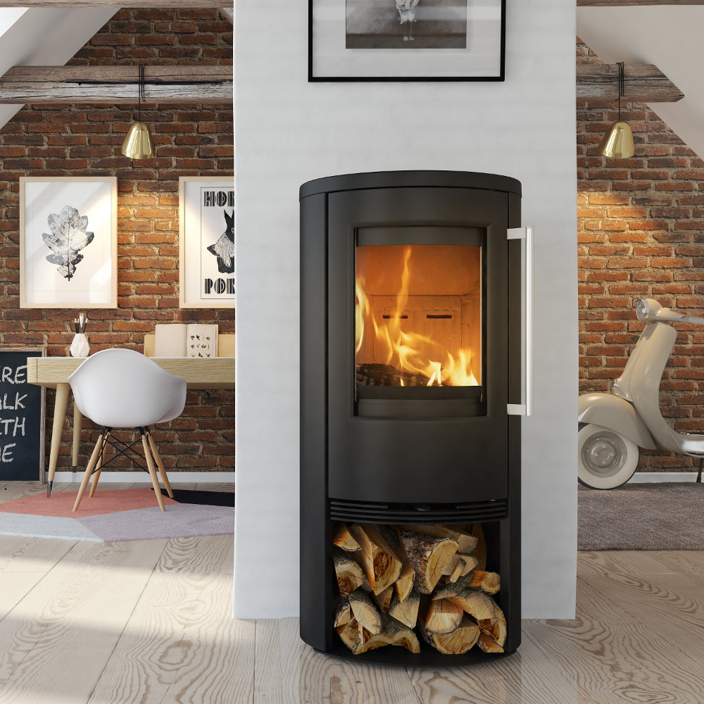 TermaTech | Kaminofen | TT21R | 5 kW | Stahl | schwarz