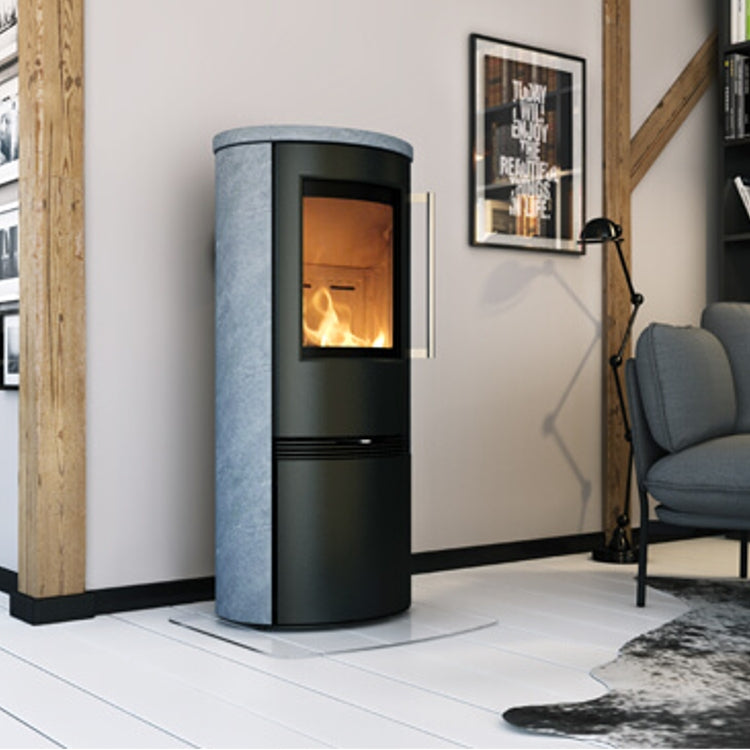 TermaTech | Kaminofen | TT21RHS | 5 kW | Speckstein | schwarz