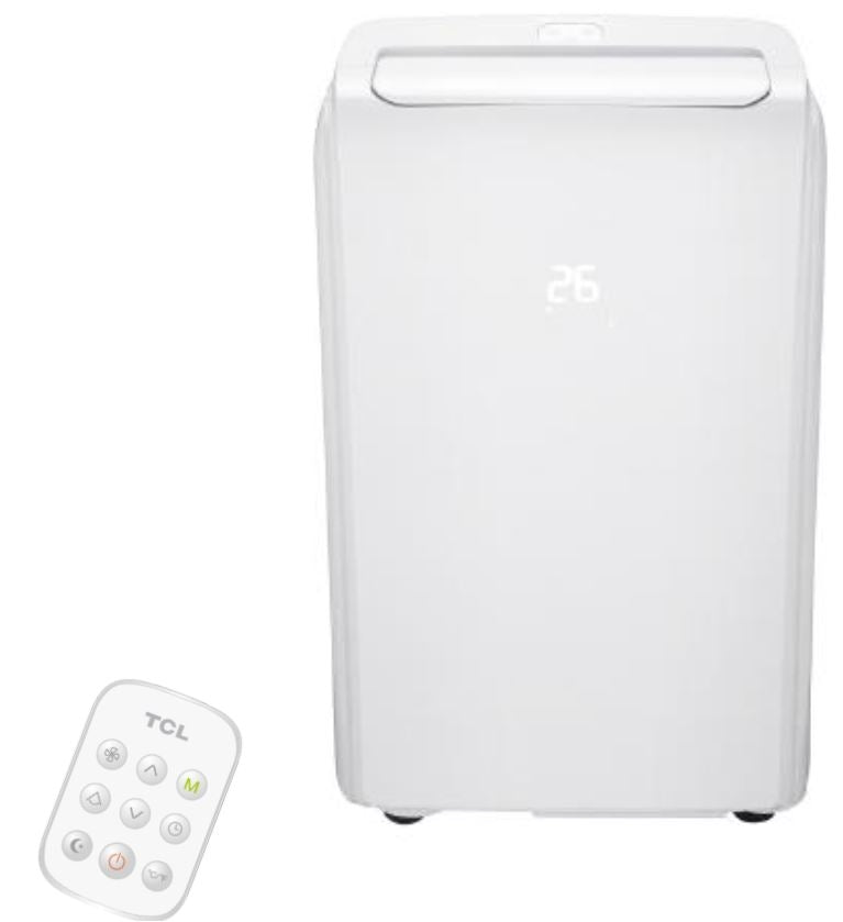 Mobiles Klimagerät 9000 Btu K Serie TAC-09CPA/K White mit Abluftschlauch 2,6 kW