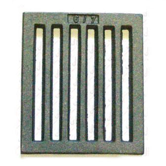 Tafelrost - Ofenrost Gussrost Kaminofenrost 130x235mm