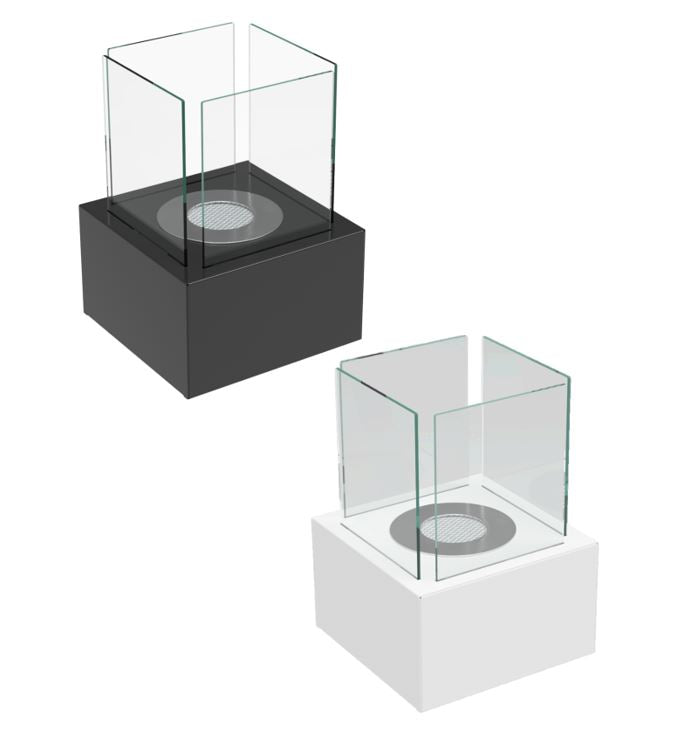 Kratki freistehender Biokamin / Tischkamin Tango 2 | mit Farbwahl ➔ Klimaworld.com