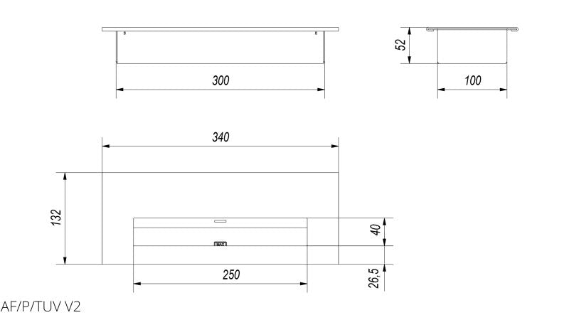 Technische Zeichnung - AF/P/TUV V2