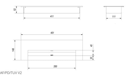 Technische Zeichnung - AF/PD/TUV V2