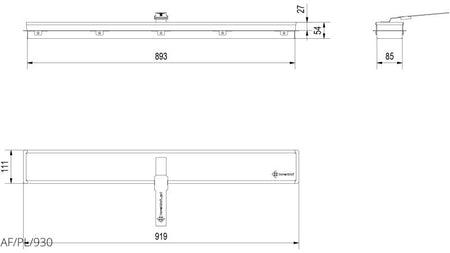 Technische Zeichnung - AF/PL/930