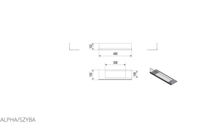 Technische Zeichnung - ALPHA/SZYBA