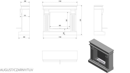 Technische Zeichnung - AUGUST CZARNY TUV