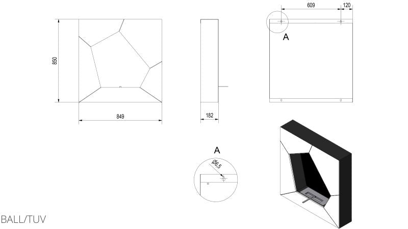 Technische Zeichnung - BALL/TUV