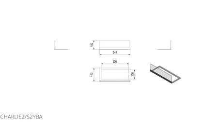 Technische Zeichnung - CHARLIE2/SZYBA