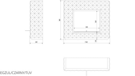 Technische Zeichnung - EGZUL/CZARNY/TUV