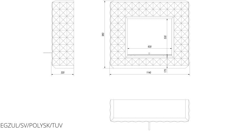Technische Zeichnung - EGZUL/SV/POLYSK/TUV