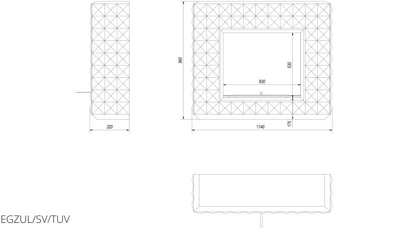 Technische Zeichnung - EGZUL/SV/TUV