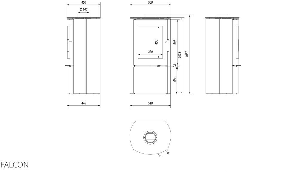 Technische Zeichnung - FALCON