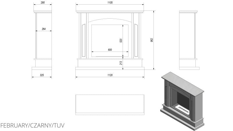 Technische Zeichnung - FEBRUARY/CZARNY/TUV