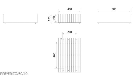 Technische Zeichnung - FIRE/ERIZO/60/40