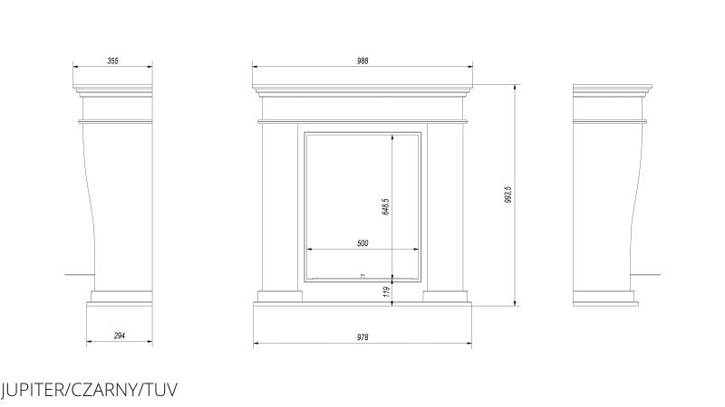 Technische Zeichnung - JUPITER/CZARNY/TUV