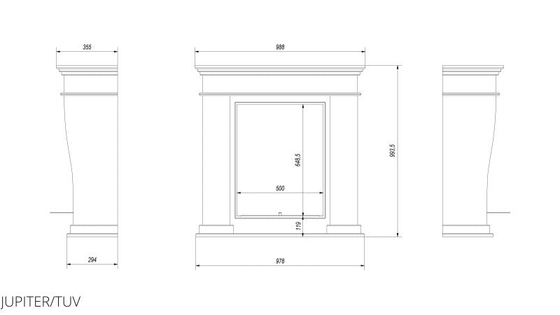 Technische Zeichnung - JUPITER/TUV