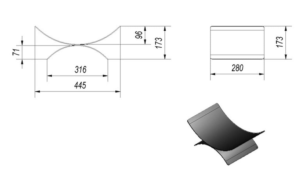 Technische Zeichnung - KOSZ/CZARNY