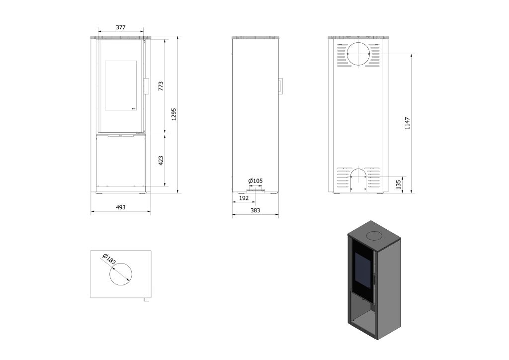 Technische Zeichnung - KOZA/ENYO/FLAT/02