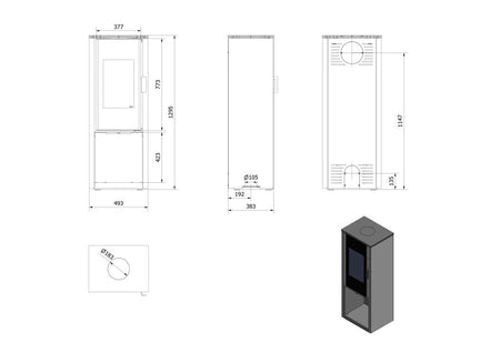 Technische Zeichnung - KOZA/ENYO/FLAT/02