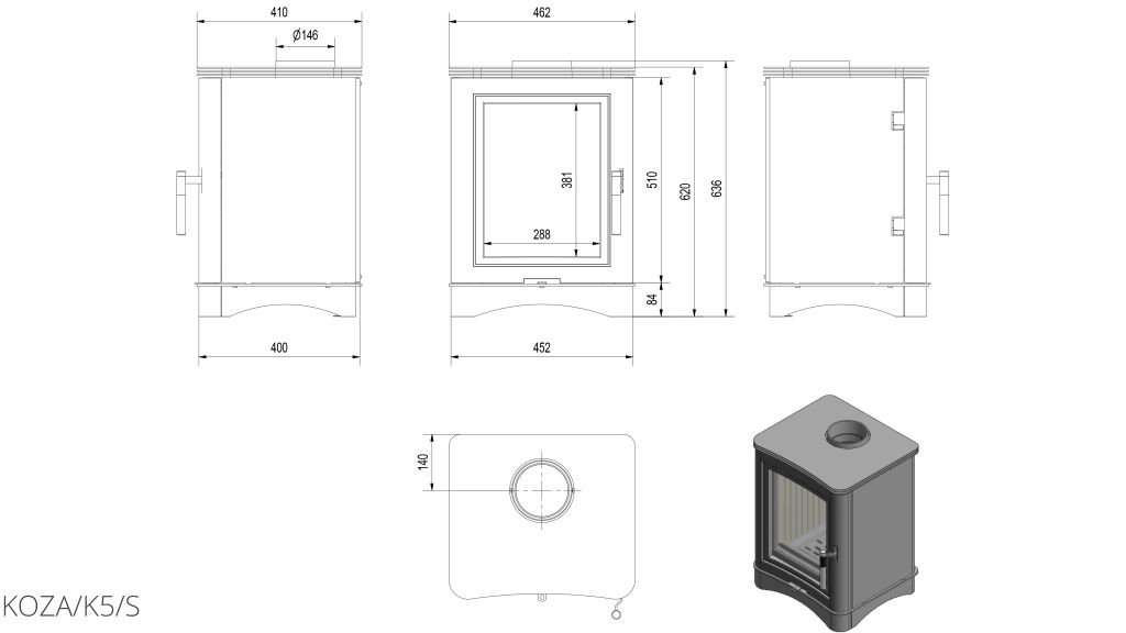 Technische Zeichnung - KOZA/K5/S