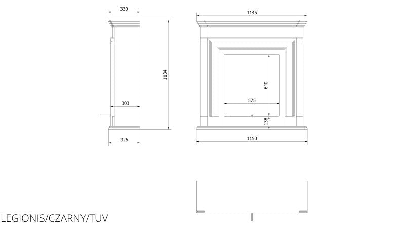 Technische Zeichnung - LEGIONIS/CZARNY/TUV