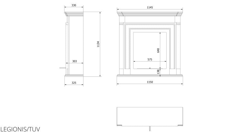 Technische Zeichnung - LEGIONIS/TUV
