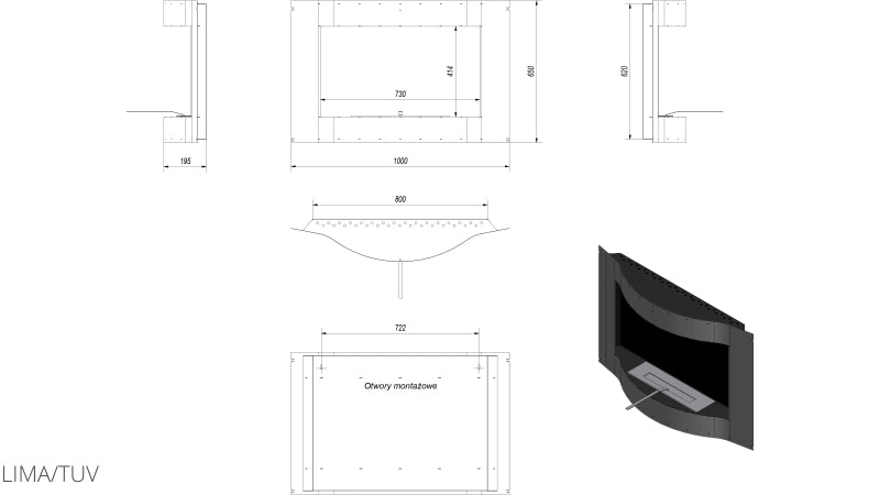 Technische Zeichnung - LIMA/TUV