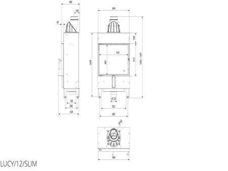 Technische Zeichnung - LUCY/12/SLIM