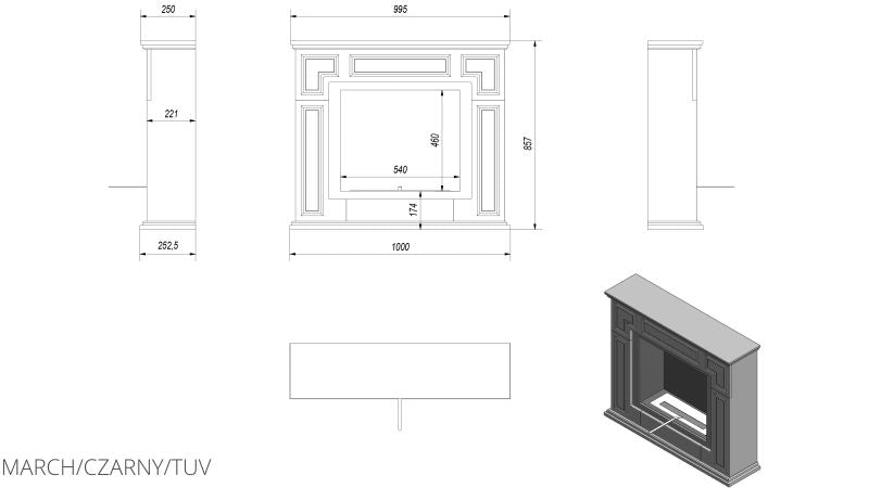 Technische Zeichnung - MARCH/CZARNY/TUV