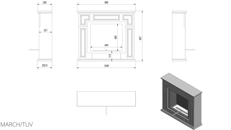 Technische Zeichnung - MARCH/TUV