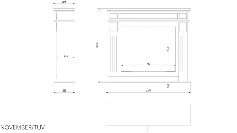 Technische Zeichnung - NOVEMBER/TUV