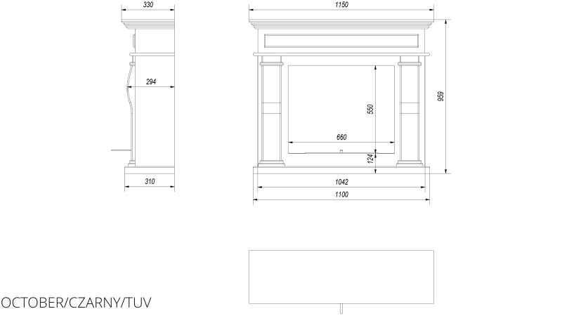 Technische Zechnung - OCTOBER/CZARNY/TUV