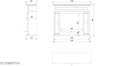 Technische Zeichnung - OCTOBER/TUV