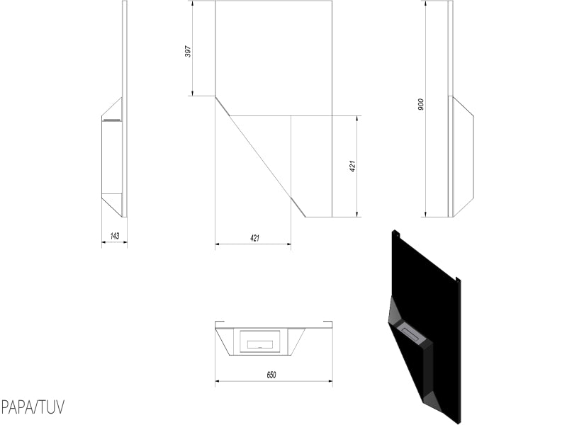 Technische Zeichnung - PAPA/TUV