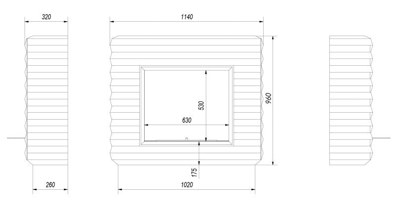 Technische Zeichnung - Pinus