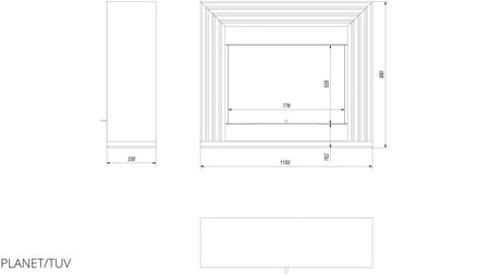 Technische Zeichnung - PLANET/TUV