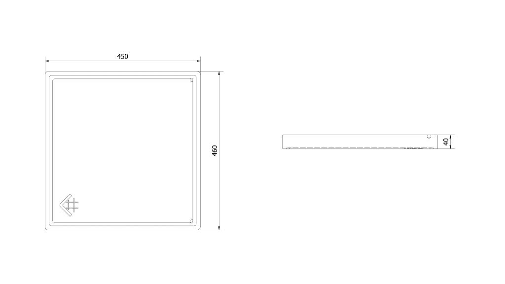 Technische Zeichnung - QUADRUM/BLAT/DREWNIANY