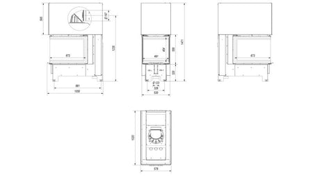 Technische Zeichnung - TFB1-HLRF 50/70/1