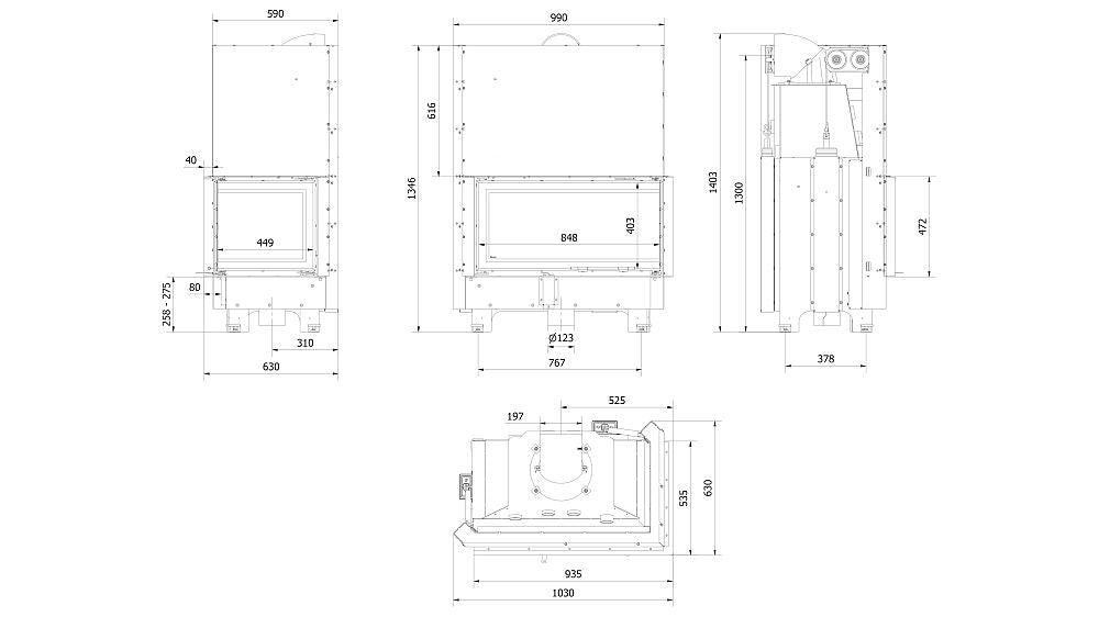 Technische Zeichnung - TFC10-HER \1