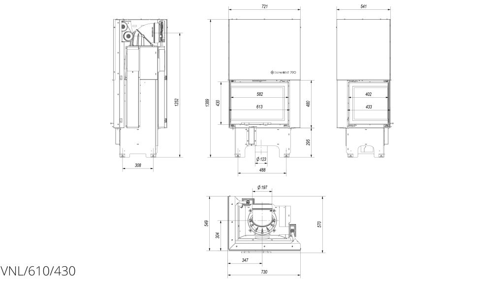 Technische Zeichnung - VNL/610/430