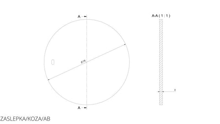 Technische Zeichnung - ZASLEPKA/KOZA/AB