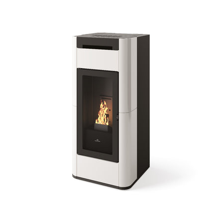 Edilkamin Tera H30 EVO Keramik weiß