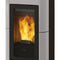 Edilkamin wasserf. Pelletofen | Tera H25 EVO | 24,2 kW | hellgrau