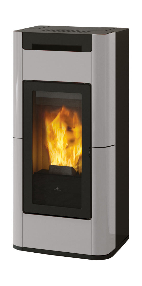 Edilkamin Tera H30 EVO Keramik matt hellgrau