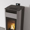 Edilkamin wasserführender Pelletofen Tera H 25 grau | 24,2 kW
