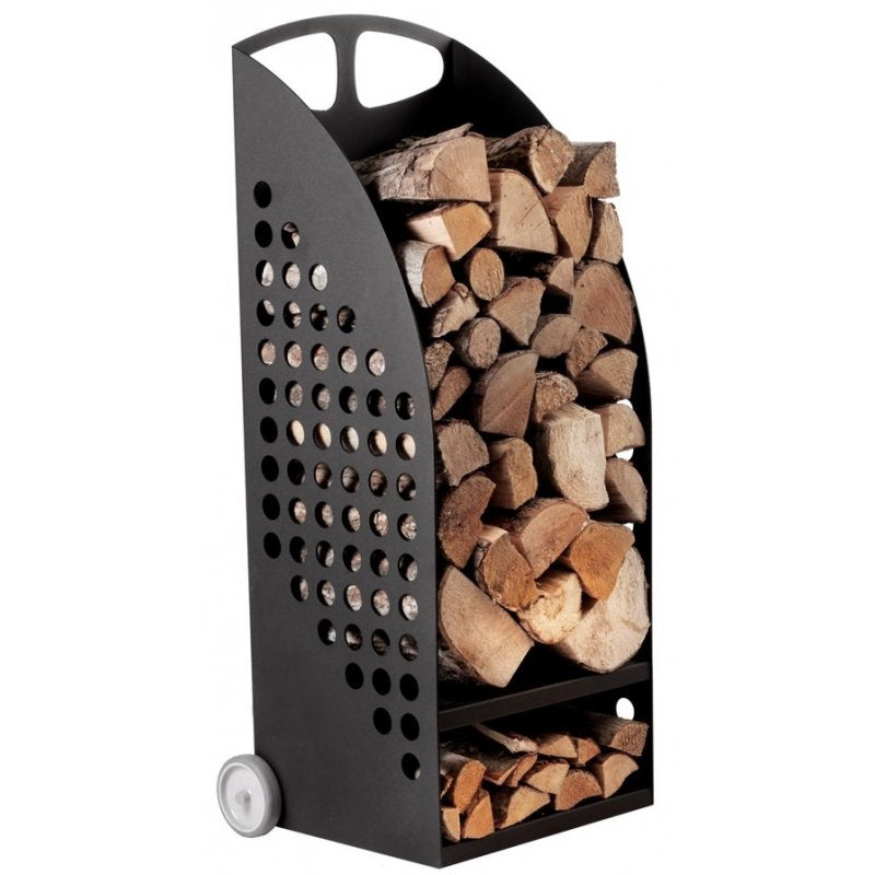 TermaTech | Holzwagen | H:950xB:360xT:320mm | Schwarz ➔ Klimaworld.com