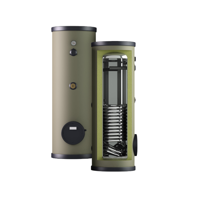 ThermoFlux Warmwasserspeicher TES-1WT 160 | Edelstahl | 1 WT ➔ www.klimaworld.com