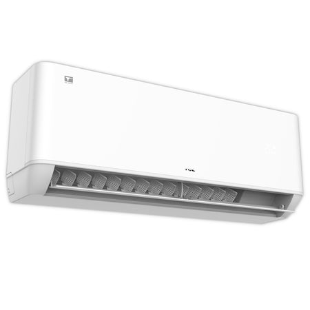 TCL weisse Split Klimaanlage, Innengeraet Ansicht seitlich links | klimaworld.com